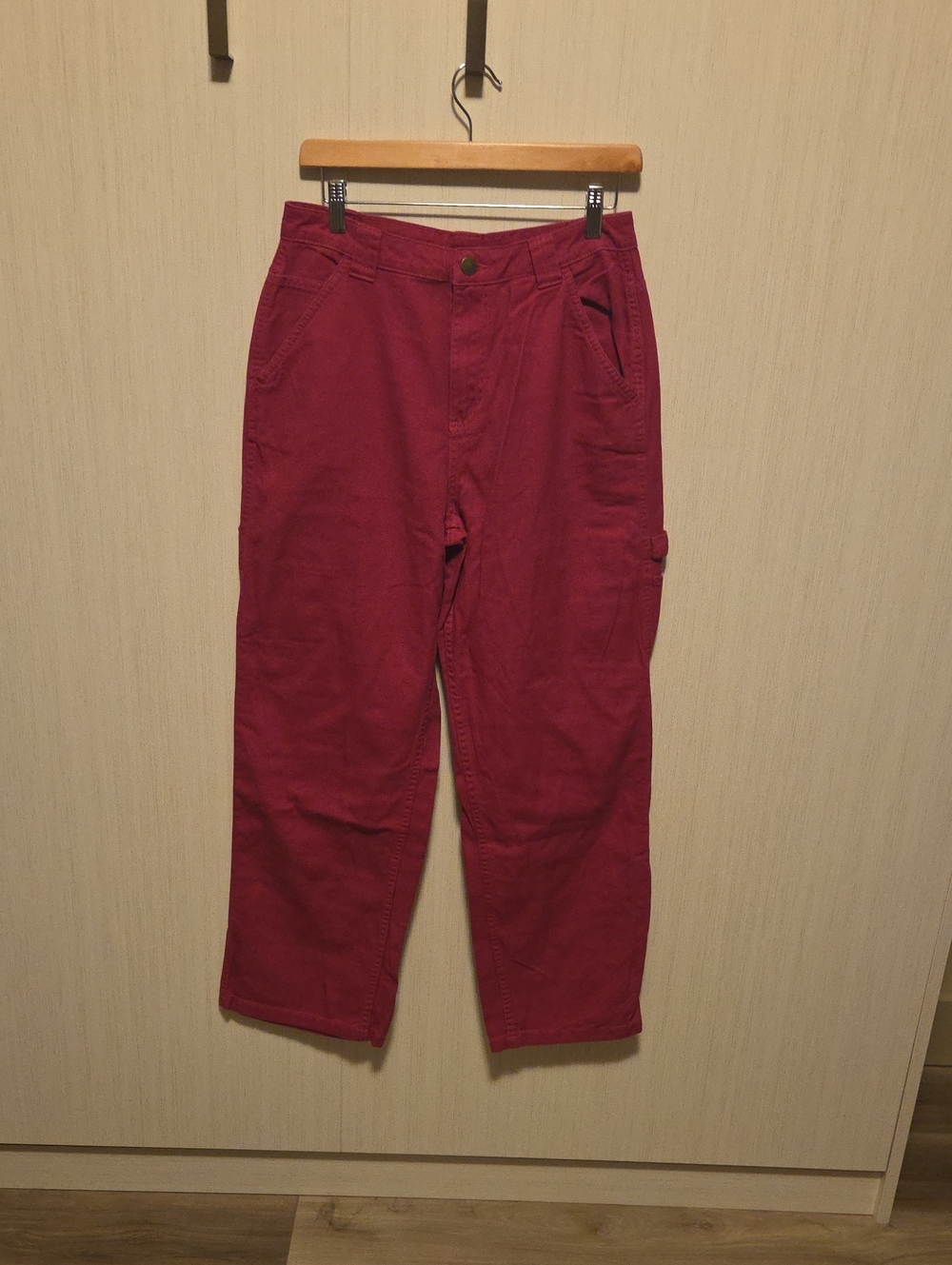 NoBo Size 11 Hot Pink Junior Wide Leg Painter Pants